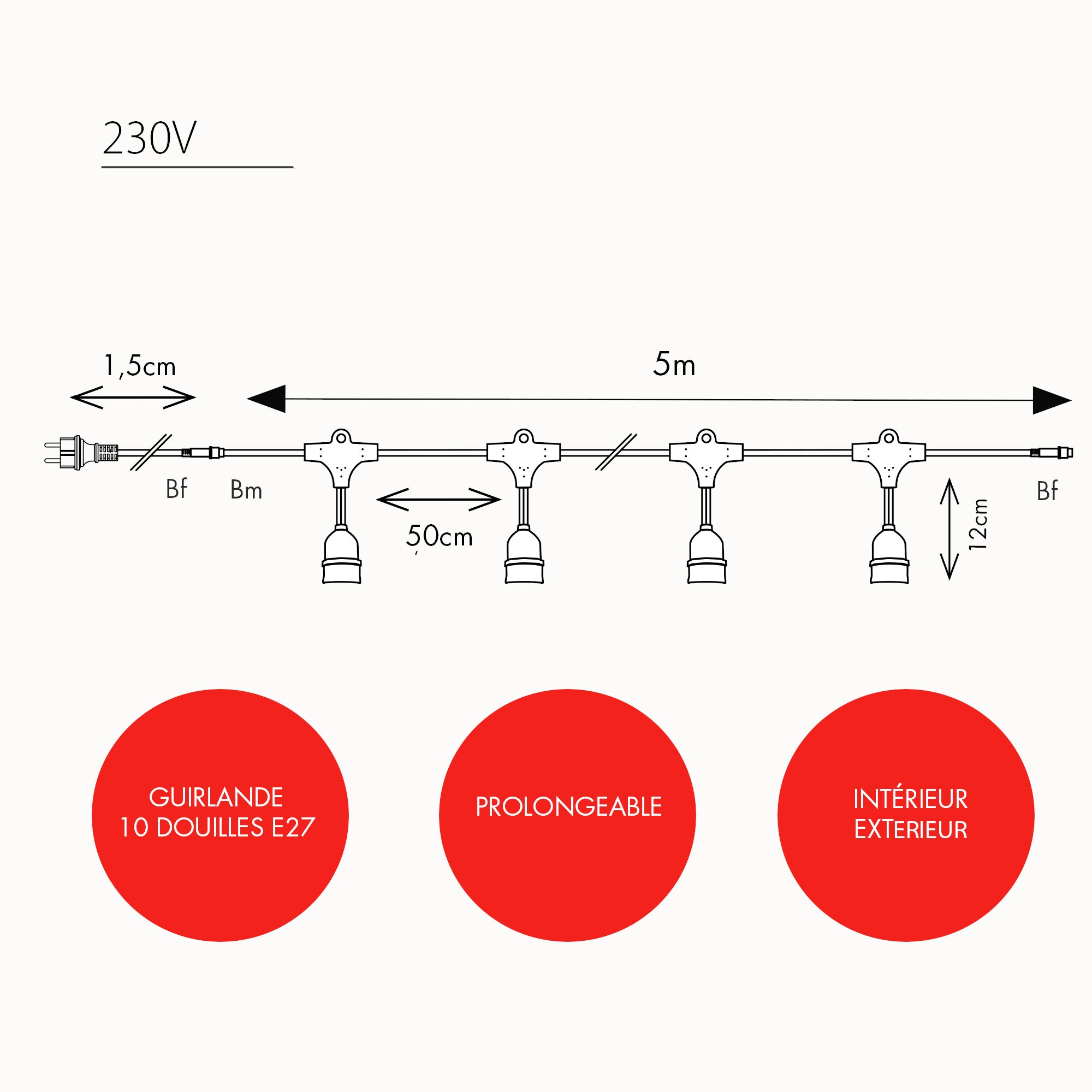 Guirlande guinguette Java